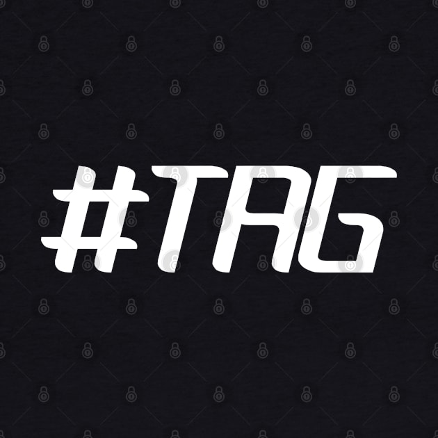 Tag typographic designed Totes, phone cases, mugs, masks, hoodies, notebooks, stickers ,asthetic, outfit fashion design by Blueberry Pie 